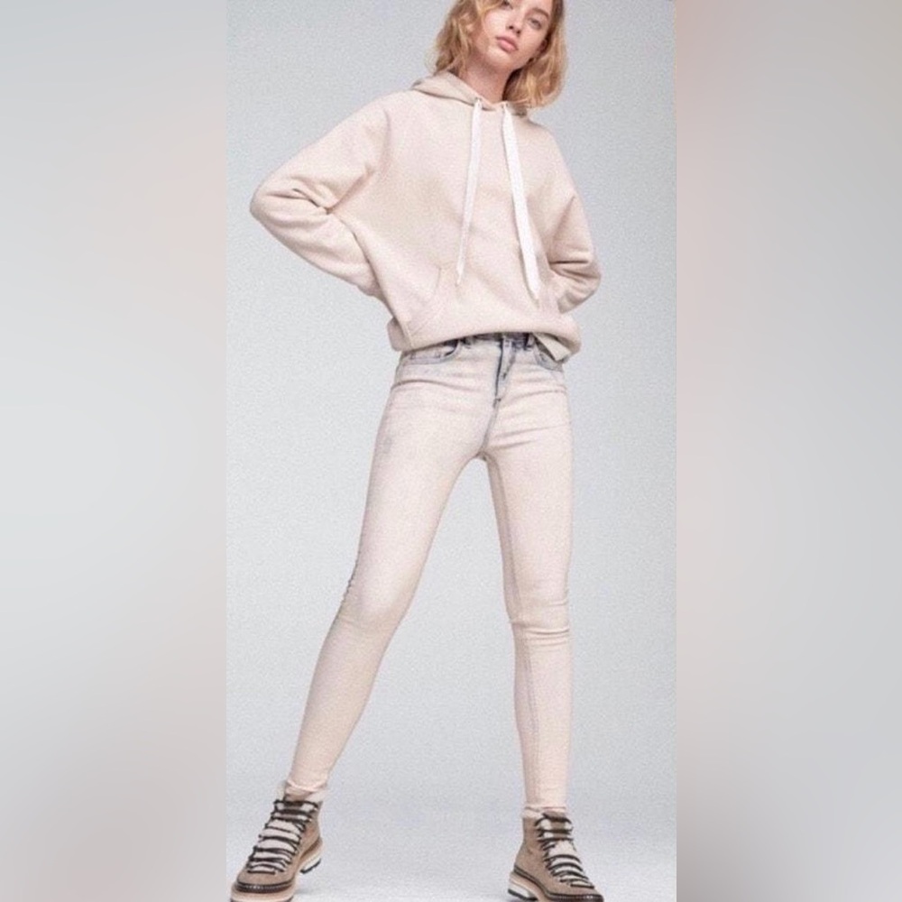 Rag & Bone Bleach Blush Skinny Jeans